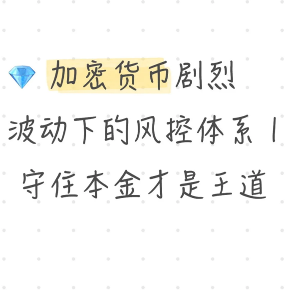 加密货币剧烈波动下的风控体系1守住本金才是王道-币圈知识社区