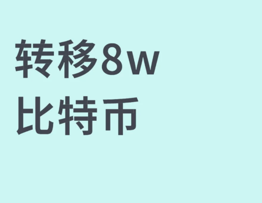 转移8w比特币-币圈知识社区